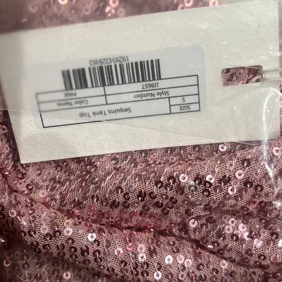 endless rose Sequins Tank Top Pink - Picture 4 of 4